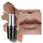 Anglicolor Glitter Brown Lipstick,High Impact Lipcolor,Lightweight Hydrating Formula Smooth and Non-Sticky,Metallic Lipstick For Women,Full-Coverage Lip Color (09 GUILTY PLEASURE, 4g)