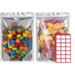 BELLE KR 5x8 Mylar Bags Stand Up - Pack Of 1000-7.5mil Thick - Clear Mylar Bags with See Through Window for Freeze Dryer