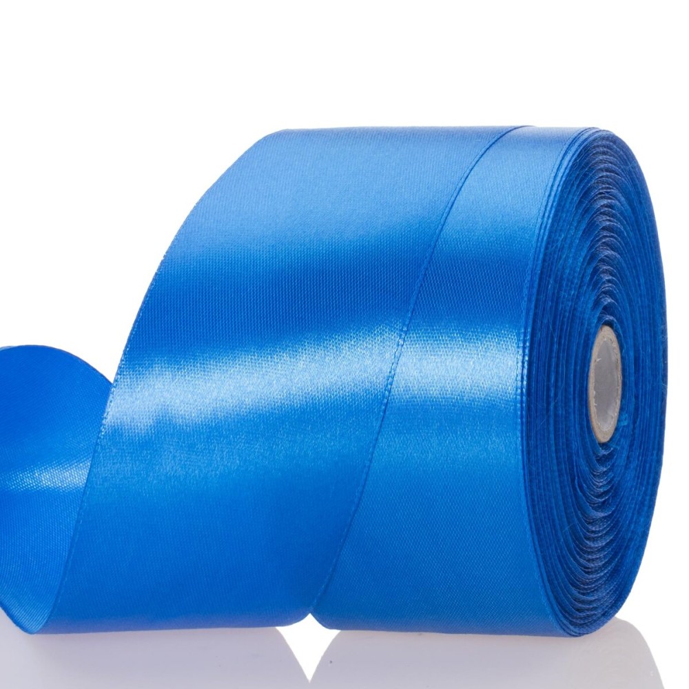 YASEO 2 Inch Royal Blue Solid Satin Ribbon, 50 Yards Craft Fabric Ribbon for Gift Wrapping Floral Bouquets Wedding Party Decoration