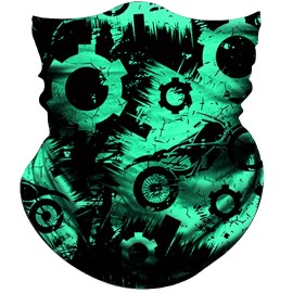 Obacle Neck Gaiter Face Mask Bandana for Dust Wind Sun Protection for Men Women