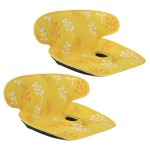 INFANZIA Dry Seat, Car Seat Protector Waterproof Carseat Liner Potty Training Toddlers, Baby and Infants, Piddle Pad for Carseats Strollers (Yellow, 2 Packs)