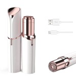 Hair Remover for Face Woman, Electric Face Shaver for Women, Hair Removal Device for Women Chin, Lip, Peach Fuzz with 2 Pc Replacement Heads, USB Rechargable