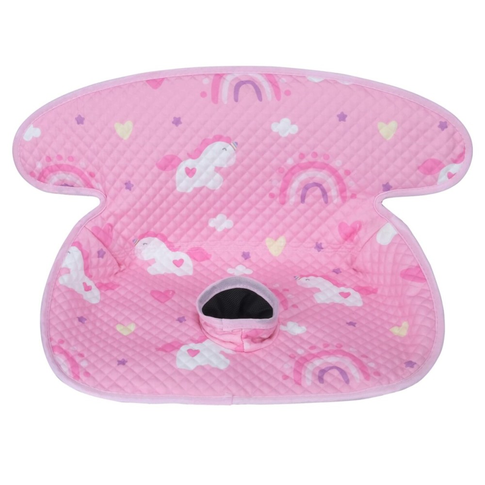 INFANZIA Dry Seat, Car Seat Protector Waterproof Carseat Liner Potty Training Toddlers, Baby and Infants, Piddle Pad for Carseats Strollers (Pink, 1 Pack)