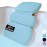 GORILLA GRIP Bath Pillow for Tub, Improved Suction Cups, Luxury Bathtub Pillows, Headrest for Neck and Back Support, Relaxing Home Spa, Hot Tubs and Bathroom Essentials, Gifts for Women, 3 Panel Blue