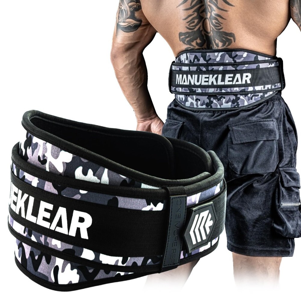 Weight Lifting Belt, Lifting Belts for Women Men,MANUEKLEAR Weightlifting Belt Quick Locking Back Support for Bodybuilding, Fitness, Powerlifting, Cross Training, Squats, Workout, Exercise (Camouflage, L36-41inches)