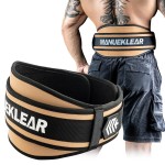 Weight Lifting Belt, Lifting Belts for Women Men,MANUEKLEAR Weightlifting Belt Quick Locking Back Support for Bodybuilding, Fitness, Powerlifting, Cross Training, Squats, Workout, Exercise (Khaki, S28-33inches)