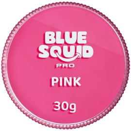 Blue Squid Face Paint Water Based Single Cake Professional Face Paint & Body Paint - Water Activated, Kids Adults Face Painting for Costume, Halloween Makeup, Cosplay - Classic Pink Face Paint 30g