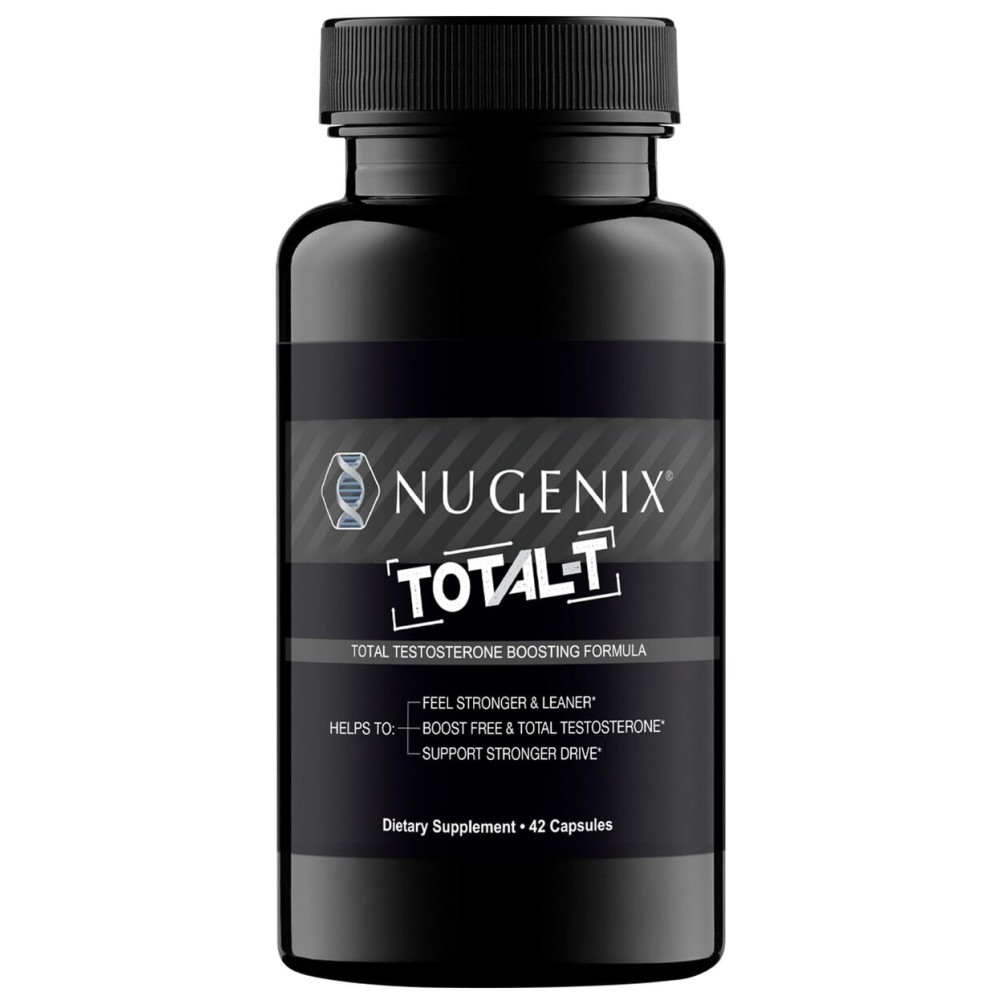 Nugenix Total-T, Free and Total Testosterone Booster Supplement for Men, 42 Count
