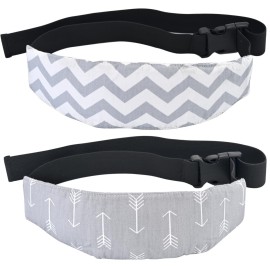 Luckyiren Head Support for Baby Car Seat, Straps with Pillow Support Band, Neck Relief Headrest for Stroller, Slumber Sling Sleep Positioner for Toddler Infants Child Children Kids