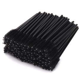 Tbestmax 100 Disposable Eyelash Brush Mascara Wands Spoolies for Eye Lashes Extension Eyebrow