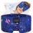 LC-dolida Sleep Mask with Bluetooth Headphones, Extra Large Silk Eye Mask for Sleeping Side Day Sleepers, Sleep Headphones Bluetooth 5.4 for Women Men with Thin Speaker, Blackout, Comfort, Microphone