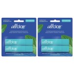 Allclair Nausea Relief Inhaler - Take Control of Motion Sickness, Morning Sickness, Medication, Stress - Fast, Natural, Drug-Free, Non-Drowsy & Portable Travel Essential - Pack of 4 Inhalers