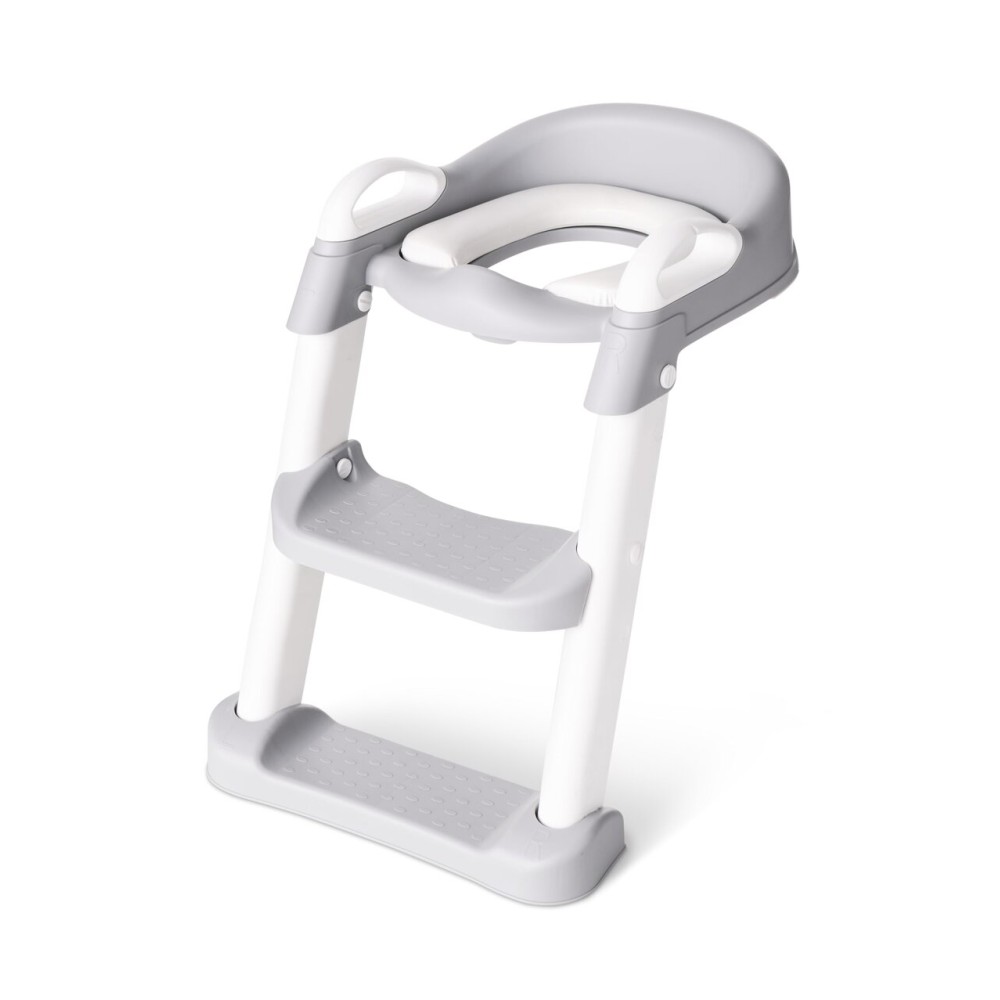 Potty Seat Trainer with Step Ladder, Soft, Cushioned Seat, Adjustable, Collapsible for Storage