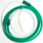 ResOne 25Ft High Flow Adult Oxygen Nasal Cannula 1-Pack - Soft Curved Prongs, Crush-Resistant Tubing - Oxygen Concentrator Supplies - Soft Curved Nose Piece, Standard Size, 15 LPM