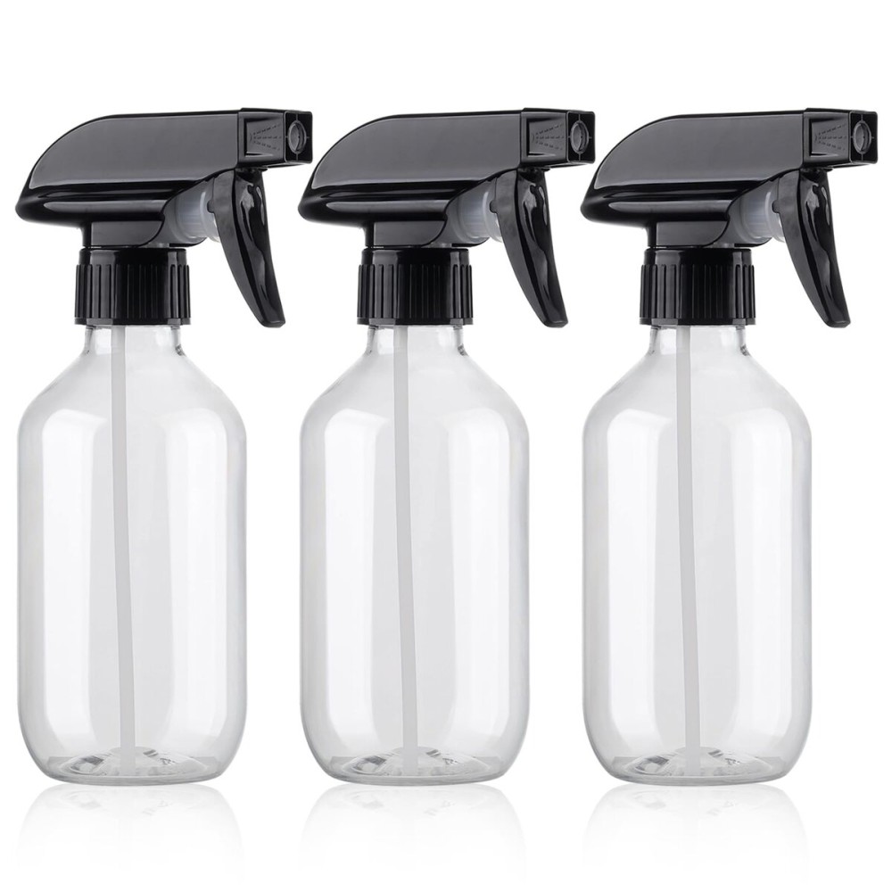 Teyssor Spray Bottles Water Spray Bottle - BPA Free - 10 oz/300 ml Plastic Refillable Containers Fine Mist Small Spray Bottle with Adjustable Nozzle for Hair, Cooking, Cleaning