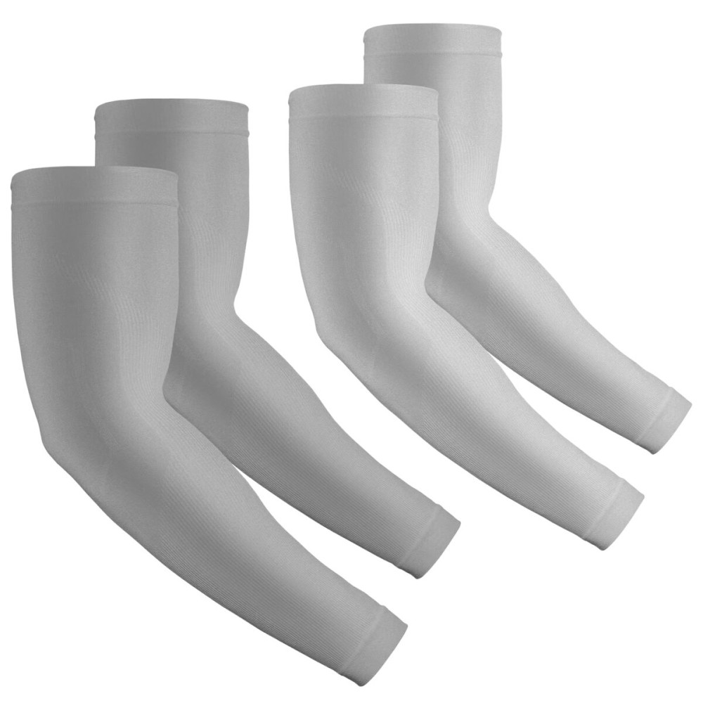 Rescoto 2 Pairs UV Protection Cooling Arm Sleeves Compression Sun Sleeves for Men Women Youth, Tattoo Cover Up, UPF 50