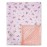 QSTEHEML Baby Blankets for Girls,Super Soft Nursery Minky Blanket Unisex, Baby Gifts Double Layer with Dotted Backing,Infant Blanket for Crib Stroller(Pink Flower30*40in)