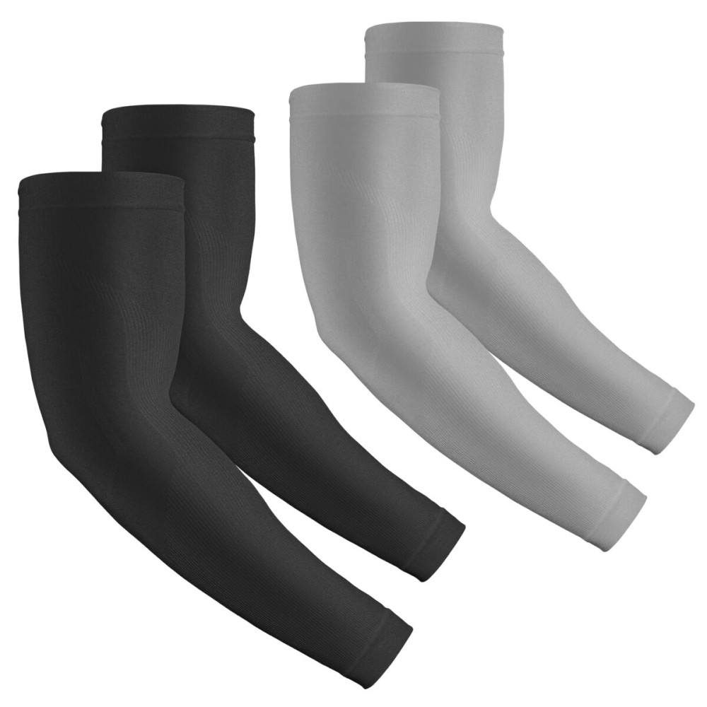 Rescoto 2 Pairs UV Protection Cooling Arm Sleeves Compression Sun Sleeves for Men Women Youth, Tattoo Cover Up, UPF 50