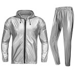 REEDBEEK Anti-Rip Sauna Suit Weight Loss Sweat Suit MMA Training Gym Jacket Pants Workout Suits for Men and Women