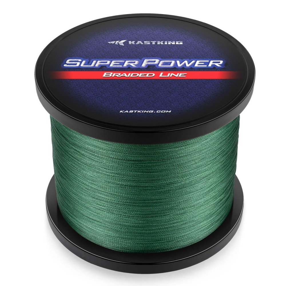 KastKing Superpower Braided Fishing Line, Moss Green, 10 LB, 150 Yds