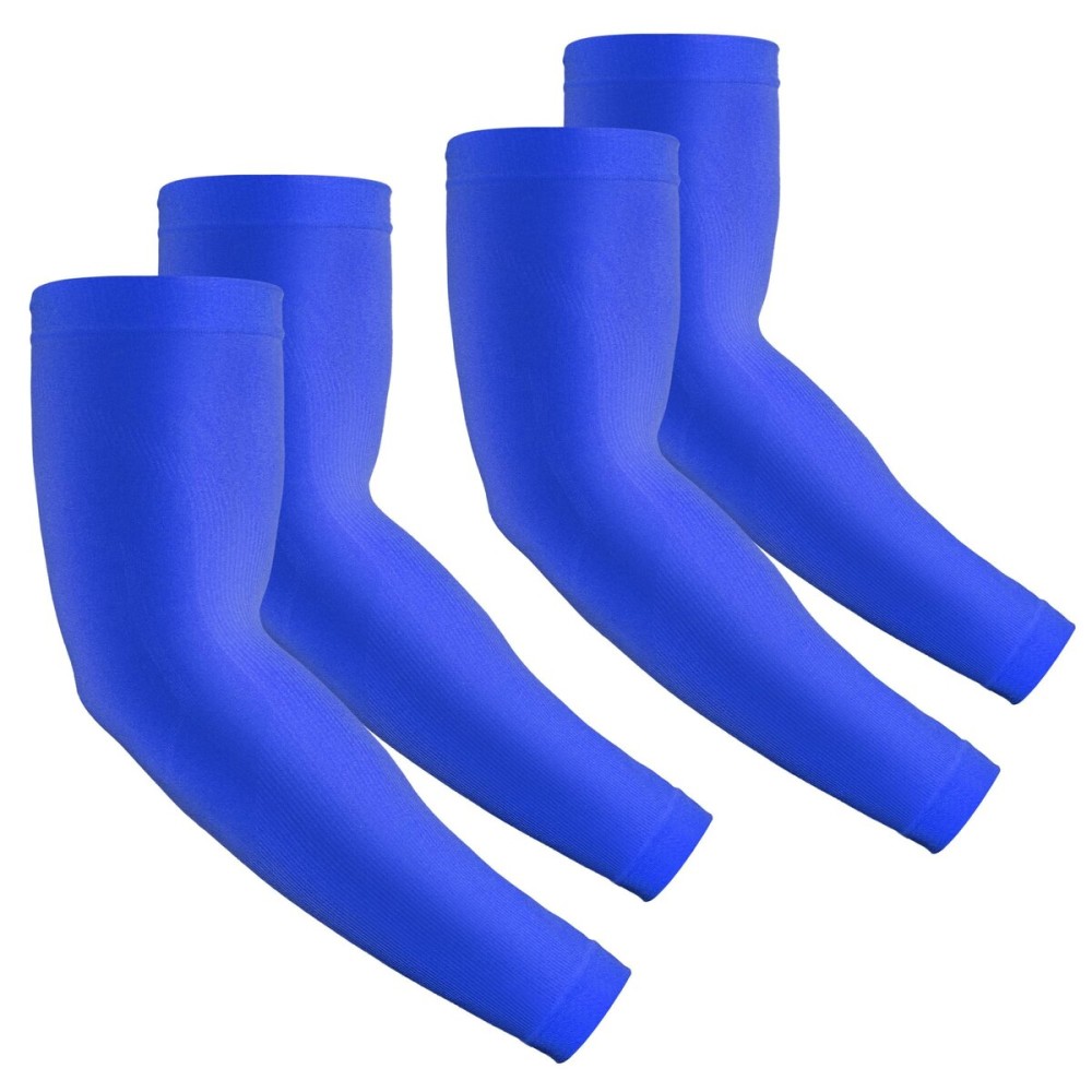 Rescoto 2 Pairs UV Protection Cooling Arm Sleeves Compression Sun Sleeves for Men Women Youth, Tattoo Cover Up, UPF 50