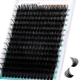 Eyelash Clusters Fluffy Lash Clusters Thick 280pcs Cluster Eyelash Extensions DIY At Home Individual Lashes Cluster Lashes by GEMERRY60P-15-20mm)