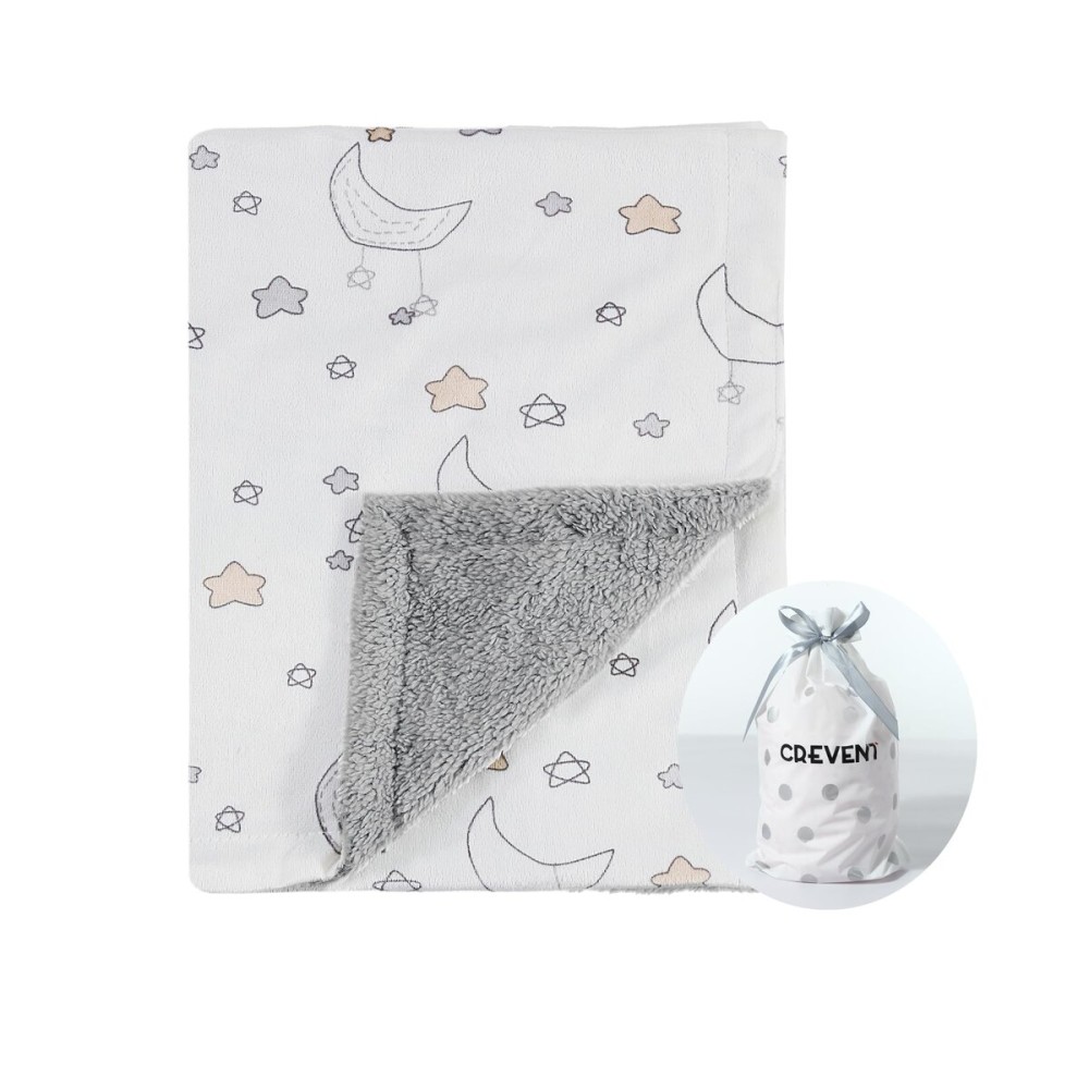 CREVENT 30\'\'X40\'\' Cute Cozy Fluffy Warm Baby Blanket for Girls Boys Infants Toddlers\' Bedding/Crib/Cot/Stroller, Baby Shower Birthday Newborn\'s Gift - Good Night