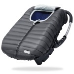 Orzbow Winter Carseat Cover for Baby, Baby Car Seat Cover for Boys & Girls, Warm Infant Car Seat Covers with Plush Lining for Cold Weather, Waterproof, Universal Fit, Newborn Must Have, Dark Grey