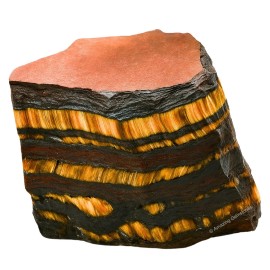 Amazing Gemstone Iron Tiger Raw Crystals and Healing Stones, Natural Rocks For Tumbling - DIY Raw Stones And Crystals (1 Piece)