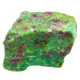 Amazing Gemstone Ruby Fuchsite Raw Crystals and Healing Stones, Natural Rocks For Tumbling - DIY Raw Stones And Crystals (1 Piece)