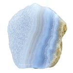 Amazing Gemstone Blue Lace Agate Raw Crystals and Healing Stones, Natural Rocks for Tumbling and DIY Raw Stones and Crystals (1 Piece)