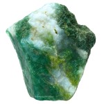 Amazing Gemstone Moss Agate Raw Crystals and Healing Stones, Natural Rocks for Tumbling and DIY Raw Stones and Crystals (1 Piece)