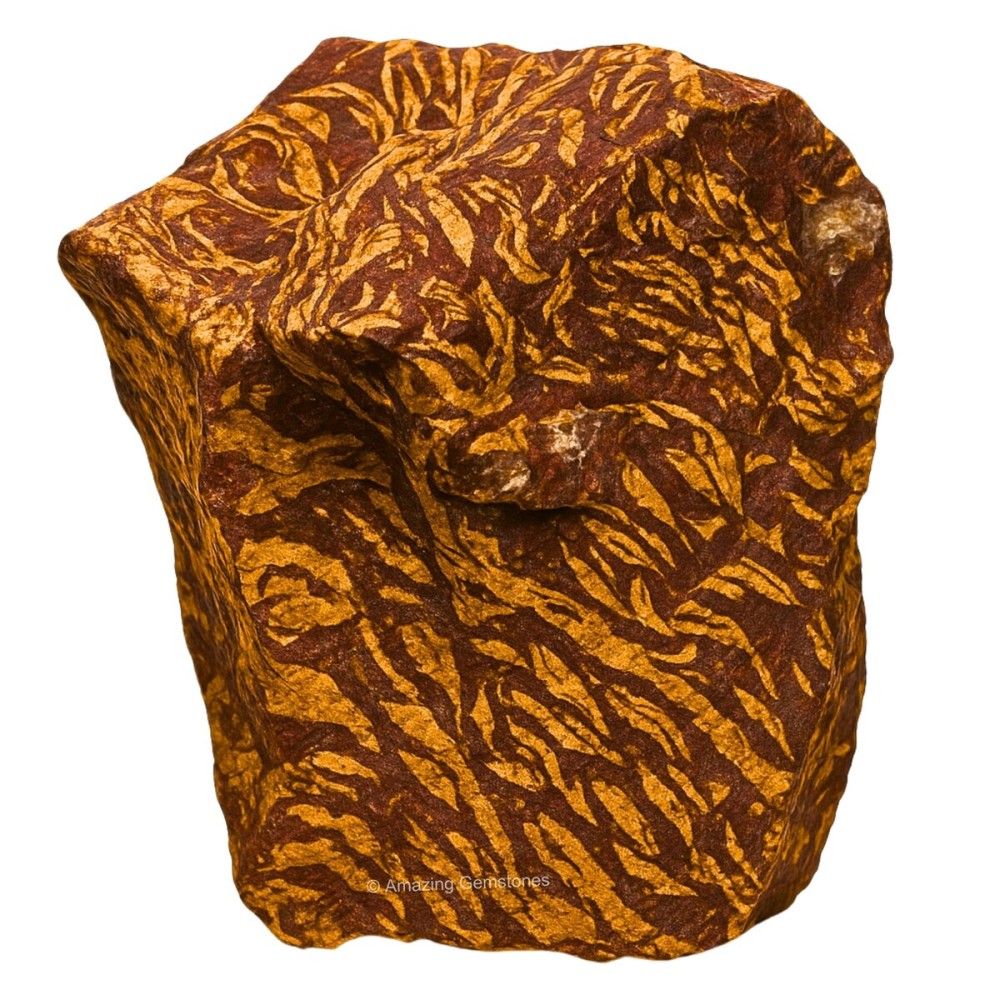 Amazing Gemstone Mariyam Jasper Raw Crystals and Healing Stones, Natural Rocks for Tumbling and DIY Raw Stones and Crystals (1 Piece)