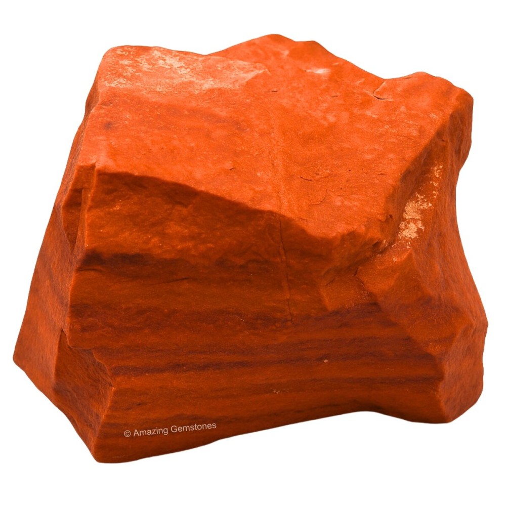 Amazing Gemstone Red Jasper Raw Crystals and Healing Stones, Natural Rocks For Tumbling - DIY Raw Stones And Crystals (1 Piece)