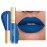 Depuplum Blue Lipstick Matte for Women, Super Stay Long Lasting Lipstick Smudge Proof No Transfer Liquid Lipsticks, Cruelty Free Lip Makeup (DM01 Blue Bomb)