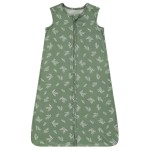 DaysU Baby Sleep Sack 6-12 Months Stretchy, Baby Unisex Wearable Blanket 2-Way Zipper TOG 0.5, Breathable Lightweight Baby Sleeping Bag 1 Pack, Leaf, Medium