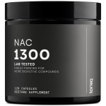 Toniiq 1300mg NAC - 2 Month Supply - Min. 98%+ Tested Purity - Ultra High Strength Bioavailable NAC Cysteine Supplement - 120 Vegetarian N Acetyl Cysteine Capsules -Lab Tested TQ