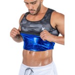 Kewlioo Men\'s Heat Trapping Pullover Sweat Enhancing Vest - Sauna Suit Shirt Compression Vest Shapewear Top for Gym Exercise