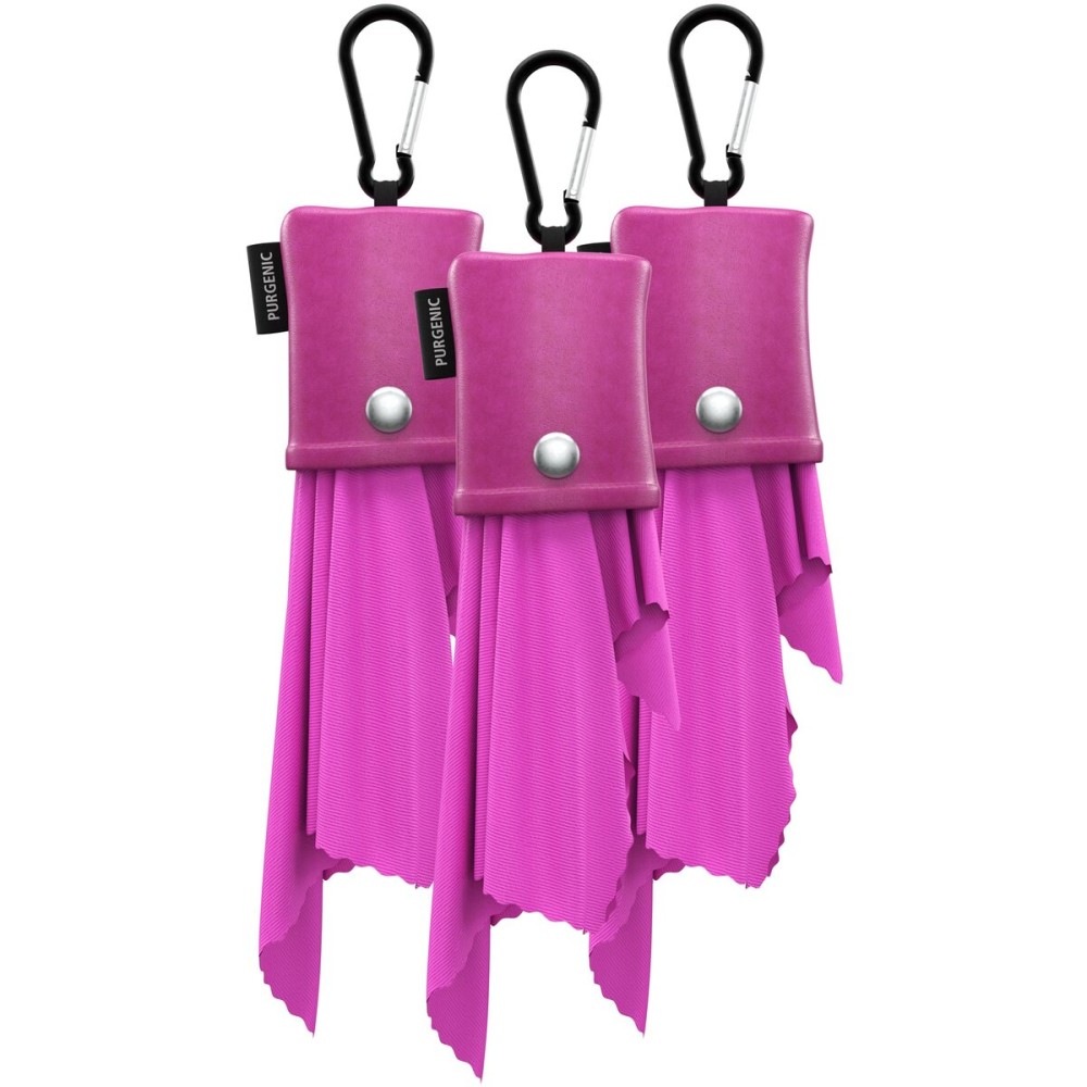 Microfiber Cloth & Glasses Wipes (3 Pack) Lens & Glasses Cleaning Cloth - Eyeglass Cleaner - Camera Lenses & Gadget Delicate Screens - Pink