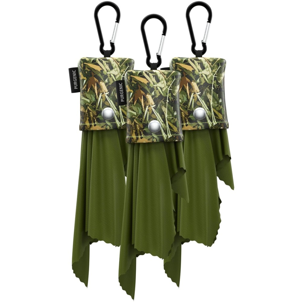 Microfiber Cloth & Glasses Wipes (3 Pack) Lens & Glasses Cleaning Cloth - Eyeglass Cleaner - Camera Lenses & Gadget Delicate Screens - Green