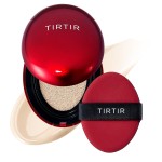 TIRTIR Mask Fit Red Cushion Foundation | Full coverage, Weightless, Skin fit, Satin Glow Finish, Korean Makeup BB Foundation, beauty, Tattoo cover up, Buildable (13N Fair Ivory, 0.63 Fl Oz)