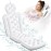 Full Body Bath Pillow for Bathtub, Thick Bathtub Cushion with Laundry Bag, Luxury Tub Pillow for Bath for Headrest Neck and Back Support White 56 x 16