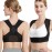JMPOSE Posture Corrector for Back Support: Adjustable Shoulder Posture Brace for Men and Women (Black, Large/X-Large)