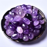 SigMntun Polished Amethyst Crystals - 0.5 10 oz Handpicked Natural Tumbled Gemstones Rocks, Pebbles for Reiki, Chakra, Healing Home Decor