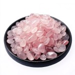 SigMntun Polished Natural Rose Quartz Crystals - 72 Pcs, 0.5 10 oz Handpicked Natural Tumbled Gemstones Rocks, Pebbles for Reiki, Chakra, Healing Home Decor