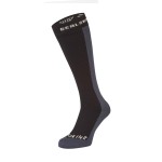 SEALSKINZ Worstead Unisex Waterproof Cold Weather Knee Length Sock, Black, L