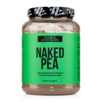 NAKED Pea - Double Chocolate Protein from US & Canadian Farms, Organic Cocoa, Organic Coconut Sugar - No GMO, No Soy, and Gluten Free, Aid Growth and Recovery - 21 Servings