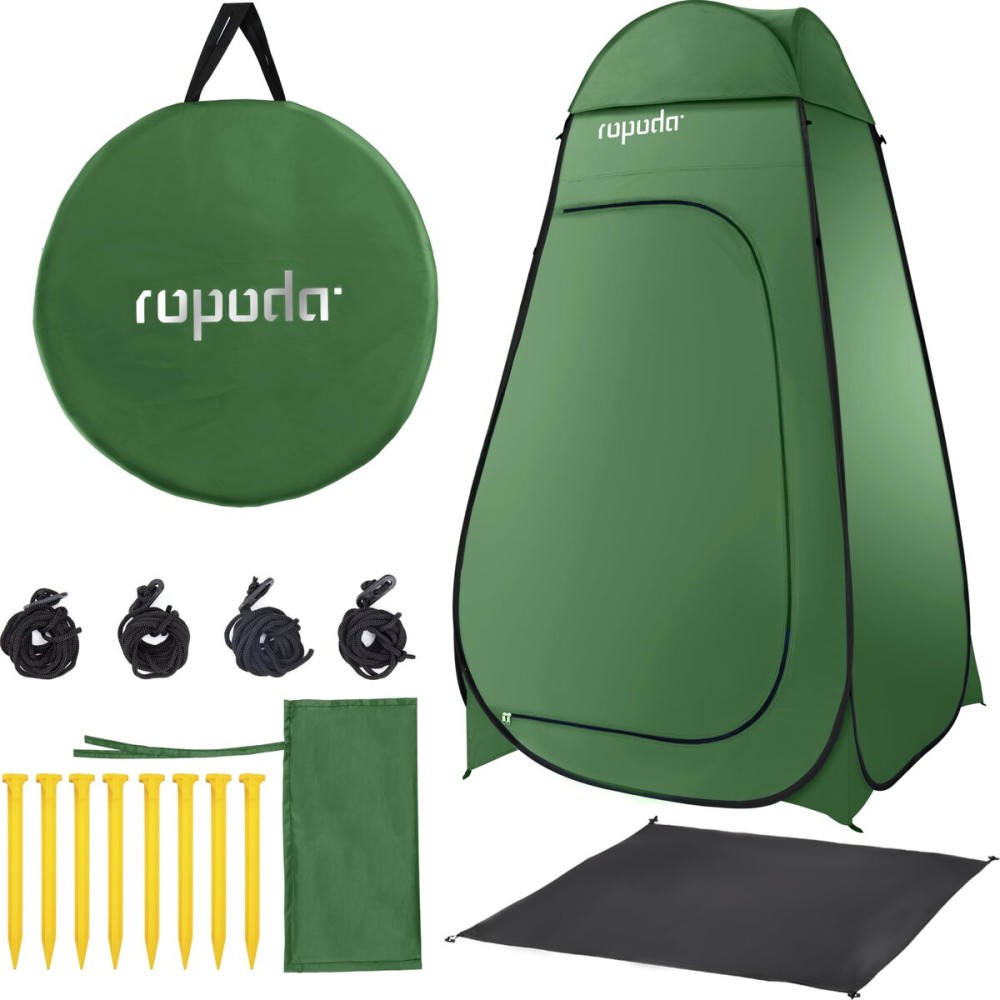 ropoda Pop Up Tent 83 x 48 x 48 Upgrade Privacy Tent, Porta-Potty Changing Portable Changing Room Includes 1 Removable Bottom,8 Stakes,1Removable Rain Cover,1 Carrying Bag