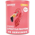 BIRDMAN Fitmingo Vegan Protein Powder with Inositol, Collagen Boosters, Hyaluronic Acid and Vitamins | Low Carb, Dairy Free, Low Calorie | 23g Plant Based Vanilla Protein Powder with Myo-Inositol