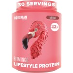 BIRDMAN Fitmingo Vegan Protein Powder with Inositol, Collagen Boosters, Hyaluronic Acid and Vitamins | Low Carb, Dairy Free, Low Calorie | 23g Plant Based Blueberry Protein Powder with Myo-Inositol